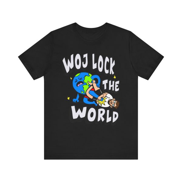 'Woj Lock the World' Unisex Jersey Short Sleeve Tee - Image 5